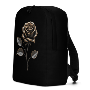 Rose Copper Art Minimalist Backpack