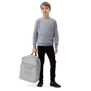 Everything is Gray Minimalist Backpack