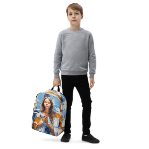 Pray & Forgive Oil Painting Minimalist Backpack