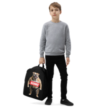 Sumo Bulldog Black Minimalist Backpack