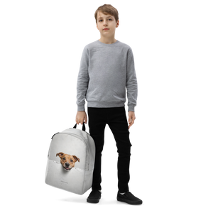 Smile Dog Peep Minimalist Backpack