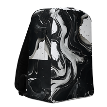 Black and White Fluid Minimalist Backpack