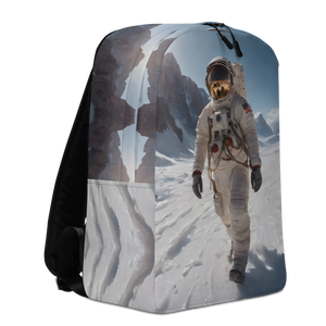 Astronaut Snow Minimalist Backpack