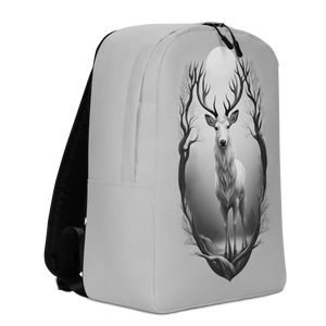 The Grayscale Deer Minimalist Backpack