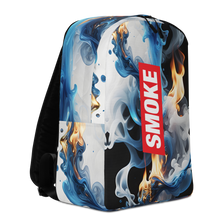 Blue Smoke Fire Minimalist Backpack