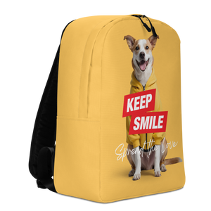 Good Boy Yellow Minimalist Backpack