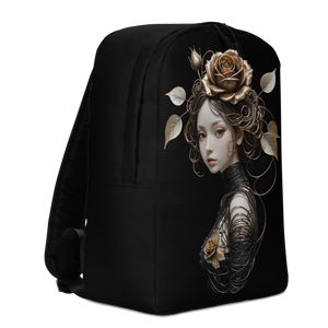 Lady Rose Copper Wire Art Minimalist Backpack