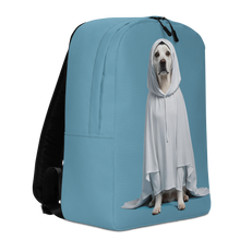 Dog in Ghost Costume Minimalist Backpack