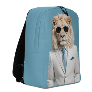 Funky White Lion Minimalist Backpack