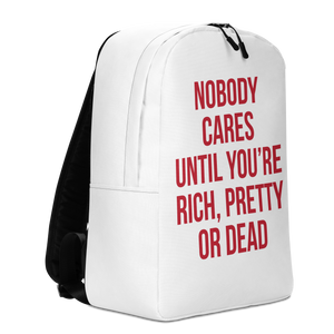 Nobody Cares (Funny) Minimalist Backpack