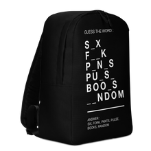 Guess The Word (Funny) Minimalist Backpack