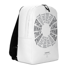 F**ck What They Think White Minimalist Backpack