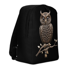 Owl Copper Art Minimalist Backpack