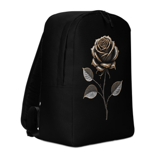 Rose Copper Art Minimalist Backpack