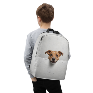 Smile Dog Peep Minimalist Backpack