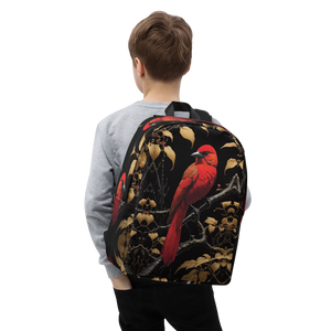 Red Bird Minimalist Backpack