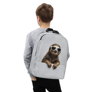 Cool Smiling Sloth Minimalist Backpack