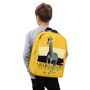 Giraffe Zebra Skin Minimalist Backpack