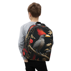 Beauty Tropical Bird Minimalist Backpack