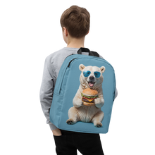 Polar Bear and Burger Minimalist Backpack