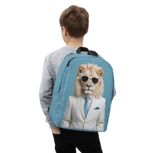 Funky White Lion Minimalist Backpack