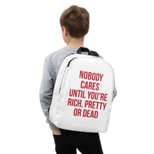 Nobody Cares (Funny) Minimalist Backpack