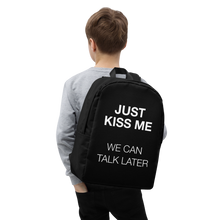 Just Kiss Me (Funny) Minimalist Backpack