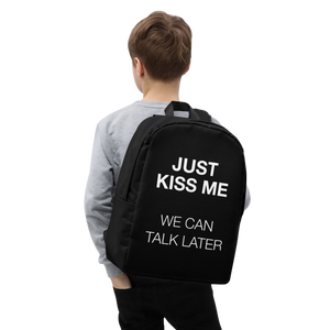 Just Kiss Me (Funny) Minimalist Backpack