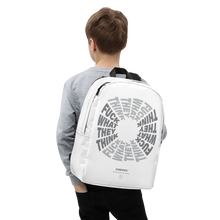 F**ck What They Think White Minimalist Backpack