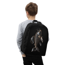 Minimalism Copperplate Art Fish Minimalist Backpack