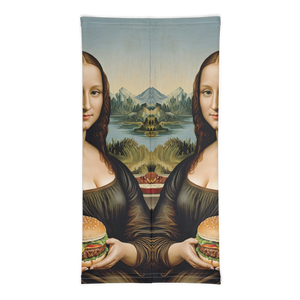 Monalisa Burger Mask & Neck Gaiter