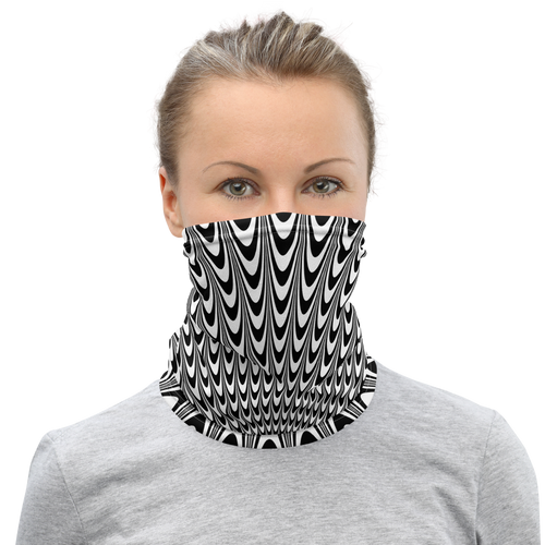 Vertigo Optical Illusion Background Mask & Neck Gaiter