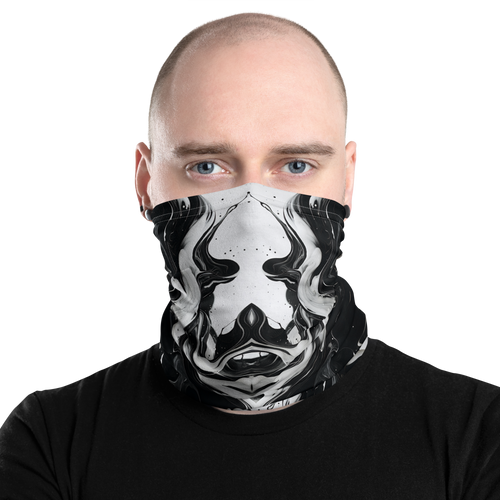 Black and White Fluid Mask & Neck Gaiter