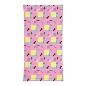 Memphis Colorful Pattern 04 Mask & Neck Gaiter