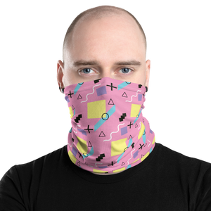 Memphis Colorful Pattern 04 Mask & Neck Gaiter