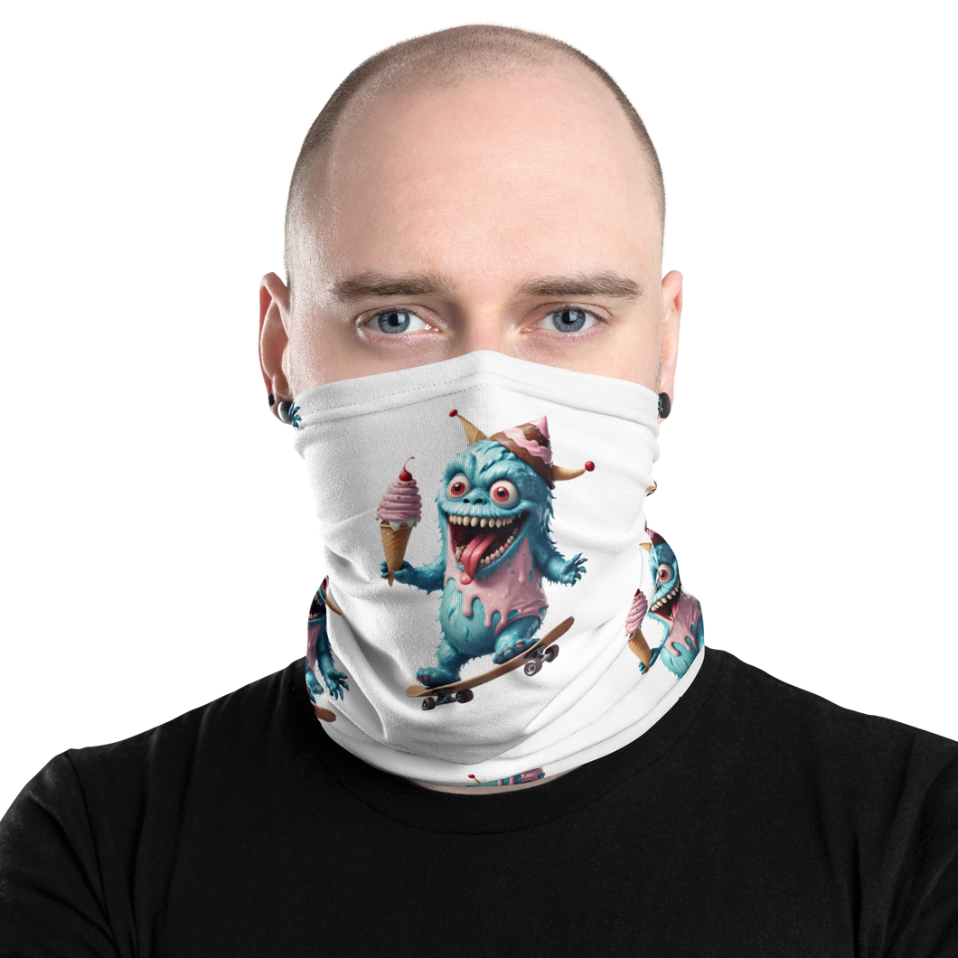 Ice Cream Monster Mask & Neck Gaiter