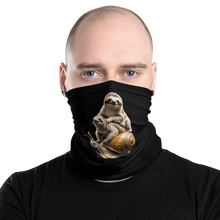 Sloth Riding A Snail Face Mask & Neck Gaiter