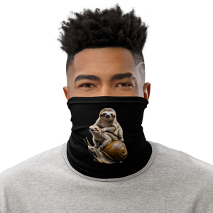 Sloth Riding A Snail Face Mask & Neck Gaiter