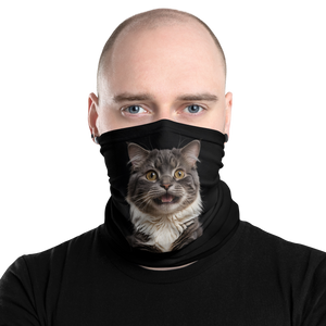 Shocked Cat Face Mask & Neck Gaiter