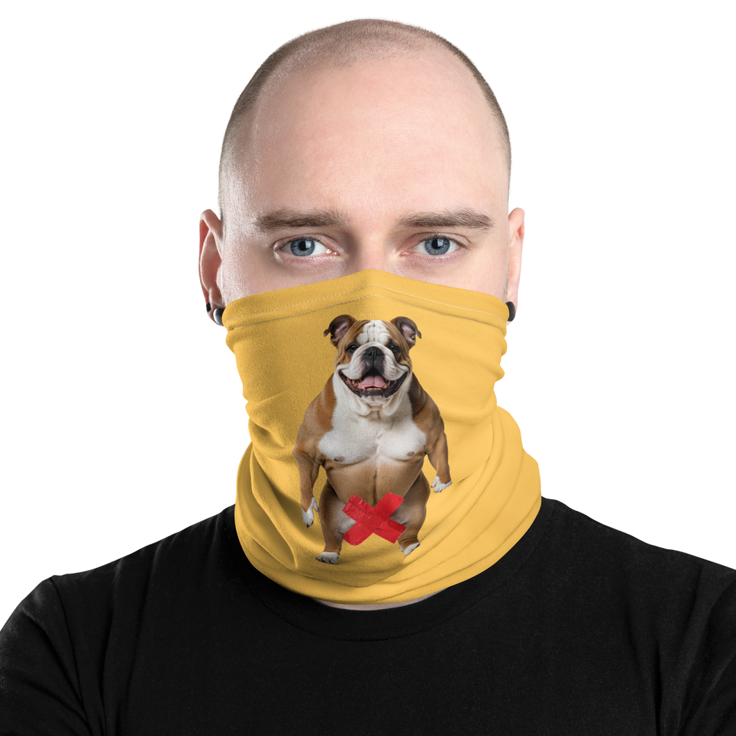 Bulldog X-Tape Yellow Mask & Neck Gaiter