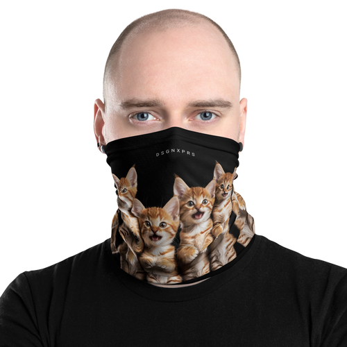 Four Cute Cats Face Mask & Neck Gaiter