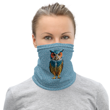 Blue Owl Face Mask & Neck Gaiter