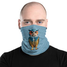 Blue Owl Face Mask & Neck Gaiter