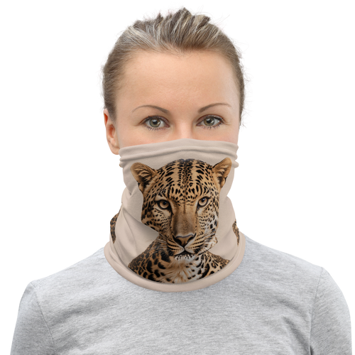 Leopard Potrait Face Mask & Neck Gaiter