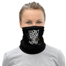 I Don't Know (Funny) Face Mask & Neck Gaiter