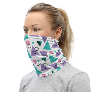 Memphis Colorful Pattern 03 Mask & Neck Gaiter