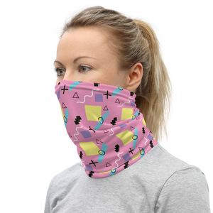 Memphis Colorful Pattern 04 Mask & Neck Gaiter