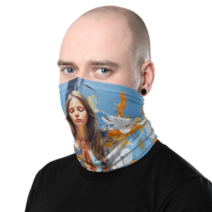 Pray & Forgive Oil Painting Mask & Neck Gaiter