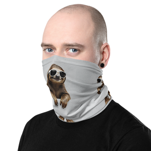 Cool Smiling Sloth Face Mask & Neck Gaiter