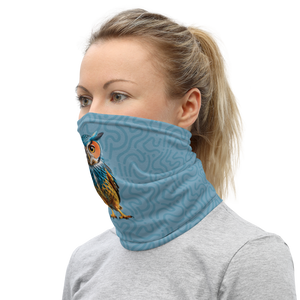 Blue Owl Face Mask & Neck Gaiter